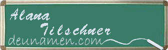 Alana Tilschner Visitenkarte